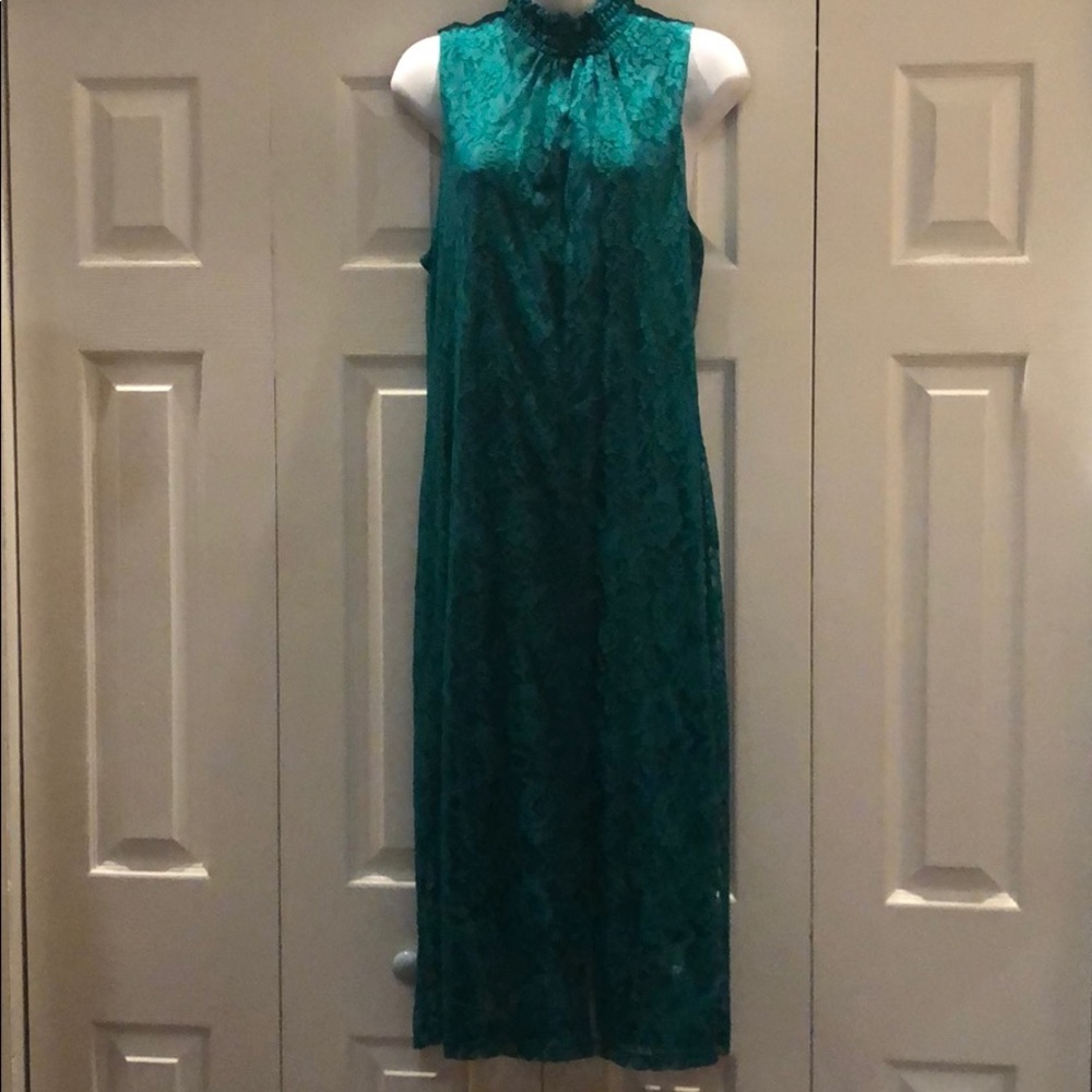 NEW YORK & CO Lace Halter Dress